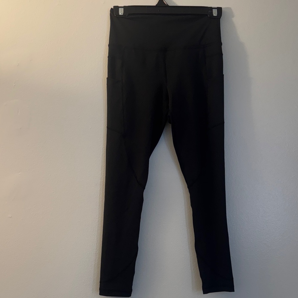 Black High-Waist Performance Leggings